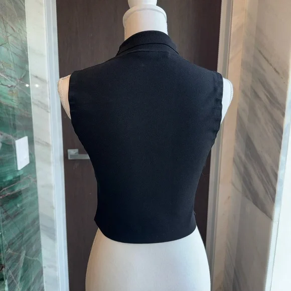 Alice+Olivia Darcey Turtleneck Sweater Tank - Picture 6 of 6